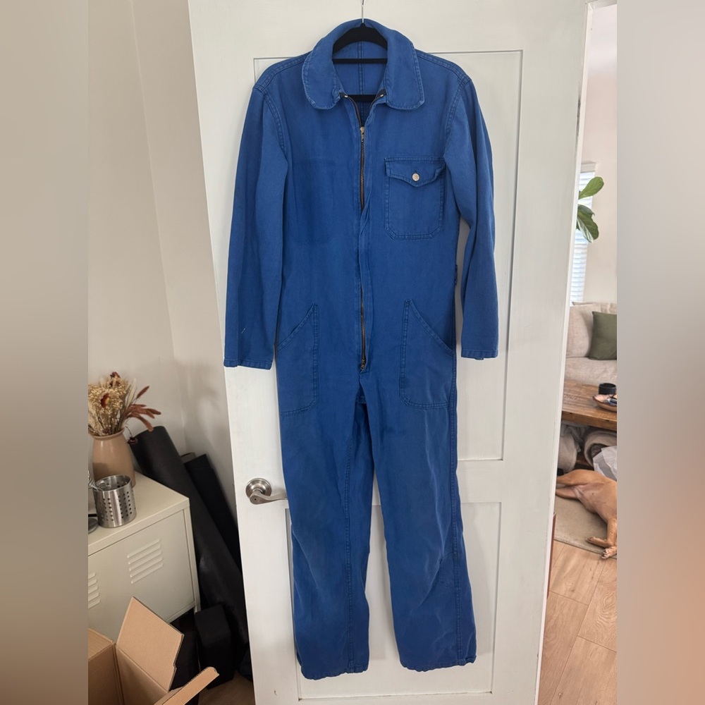 Deep Blue Artist Jumpsuit Coveralls